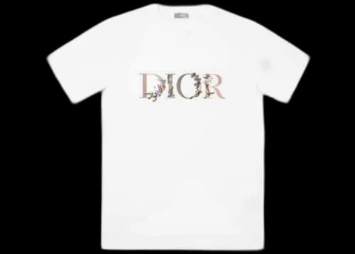 Dior Floral Logo T-shirt White