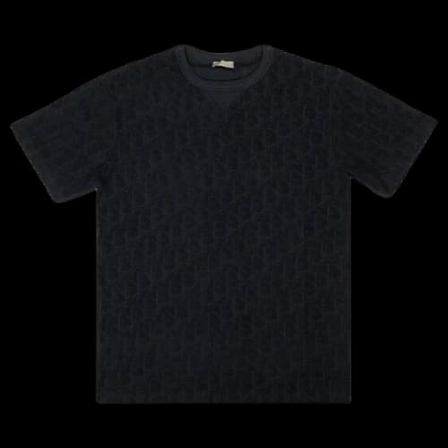 Dior Terry Oblique T-Shirt 'Black'