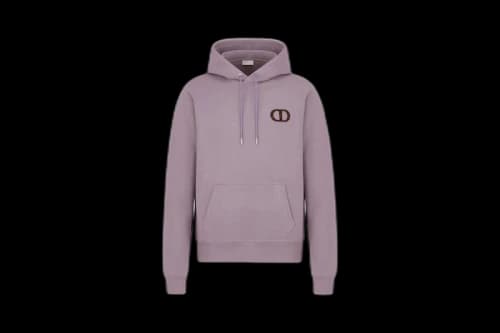 Dior Cd Icon Hooded Sweatshirt Mauve