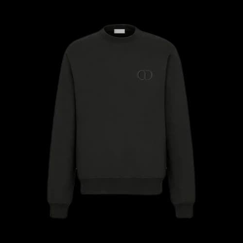 Dior CD Icon Crewneck Sweatshirt 'Black'