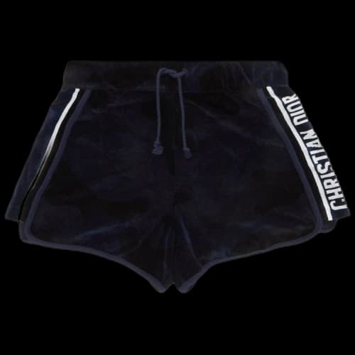 Dior Velvet Shorts 'Blue'