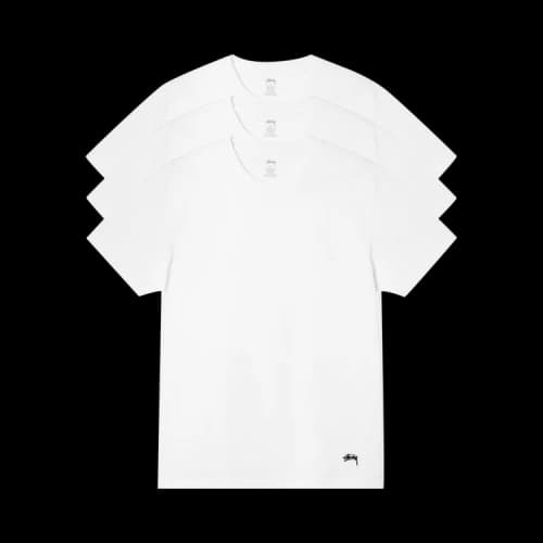 Stussy Undershirt Set (3 Pack) White