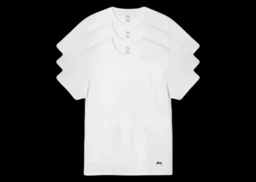 Stussy Undershirt Set (3 Pack) White