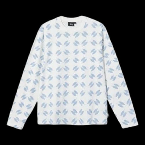 Stussy Bow Round Neck Unisex White