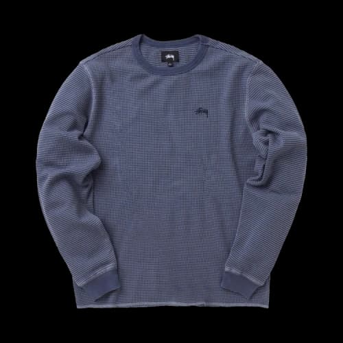 Stussy O'Dyed Long-Sleeve Thermal 'Navy'