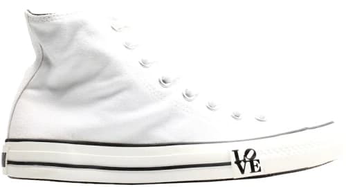 Converse Chuck Taylor All Star Hi Robert Indiana Love White