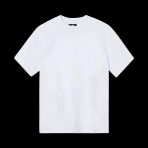 Stussy Stock Logo Tee 'White'