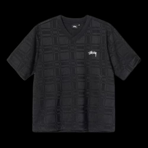 Stussy Pattern Loose Short Sleeve Unisex Black