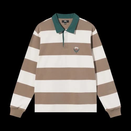 Stussy Big Stripe Rugby 'Natural'