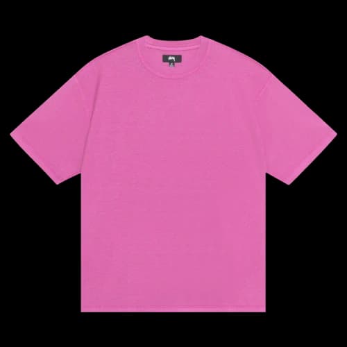 Stussy Lazy Tee 'Magenta'