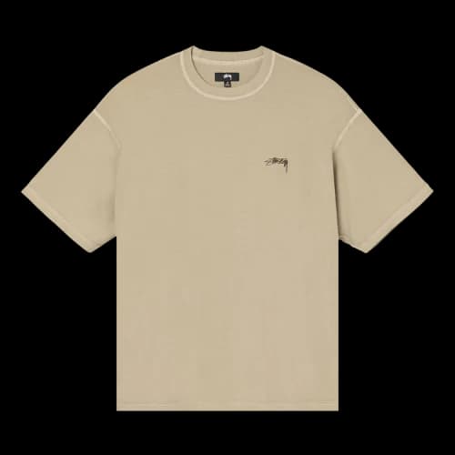 Stussy Pigment Dyed Inside Out Crew 'Olive'