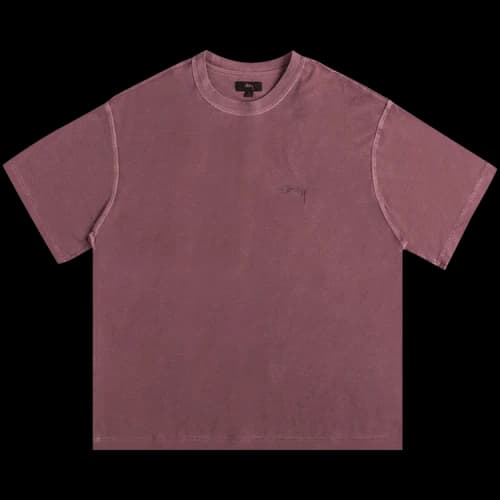 Stussy Pigment Dyed Inside Out Crew 'Plum'