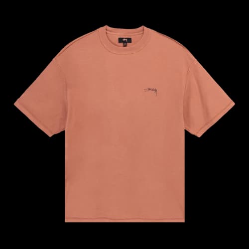 Stussy Pigment Dyed Inside Out Crew 'Rust'