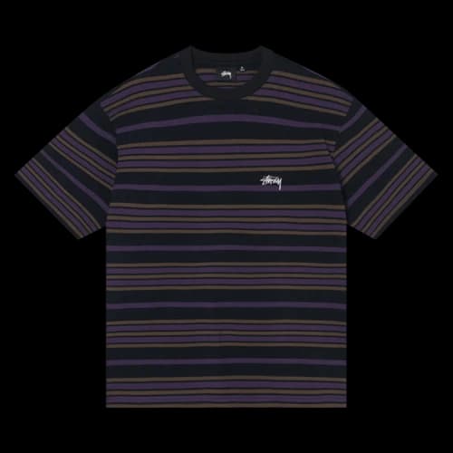 Stussy Alton Stripe Crew 'Black'