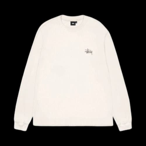 Stussy Basic Stock Long-Sleeve Thermal 'Bone'