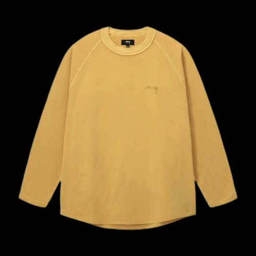 Stussy Inside Out Raglan Top Mustard