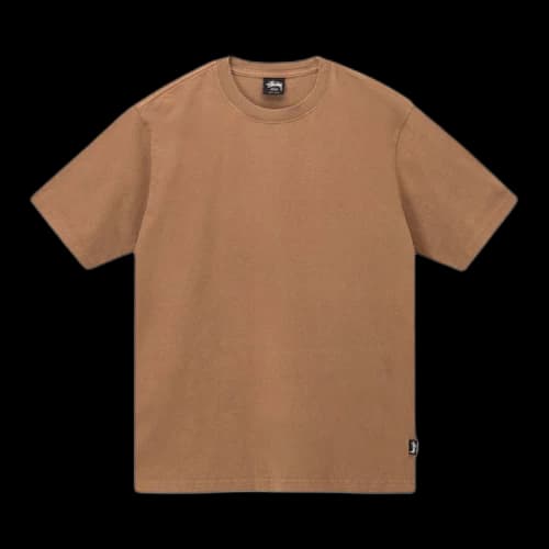 Stussy Heavyweight Pigment Dyed Crew Brown
