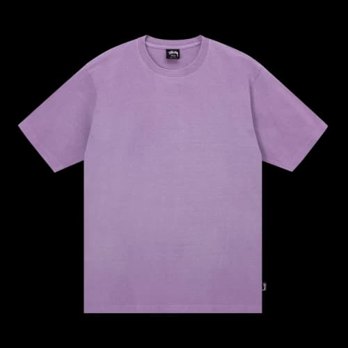 Stussy Heavyweight Pigment Dyed Crew Lavendar