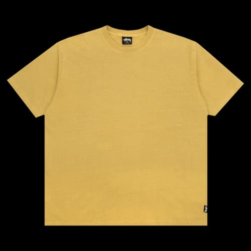 Stussy Pigment Dyed Crew Mustard