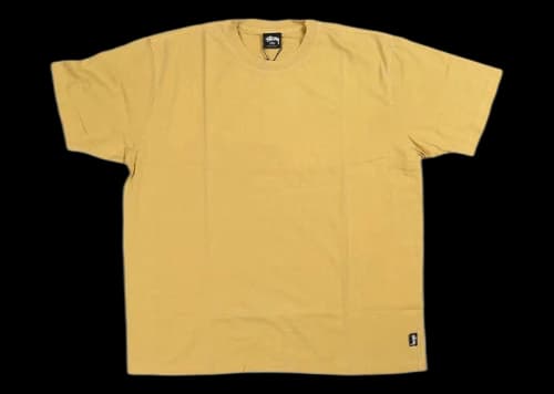 Stussy Pigment Dyed Crew Mustard