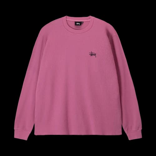 Stussy O'Dyed Long-Sleeve Thermal 'Magenta'