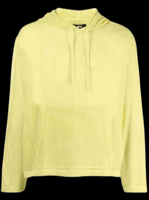Stussy Cottonesh Hoodie Lime