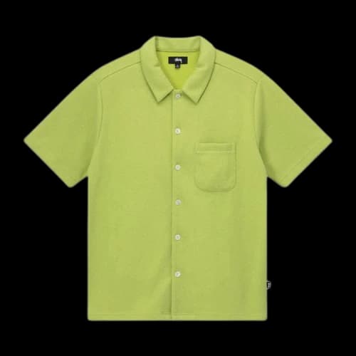 Stussy Crepe Jersey Shirt Lime