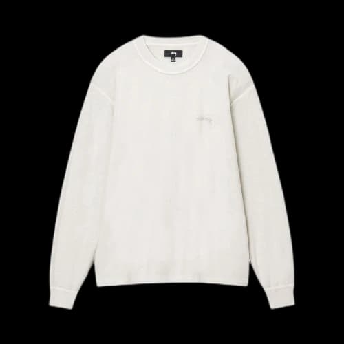 Stussy Lazy Long-Sleeve Tee 'Bone'