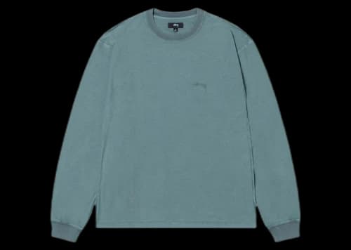 Stussy Lazy Long Sleeve Tee Teal
