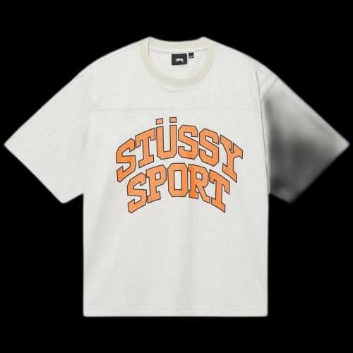 Stussy Sport Mesh Football Jersey 'Natural'