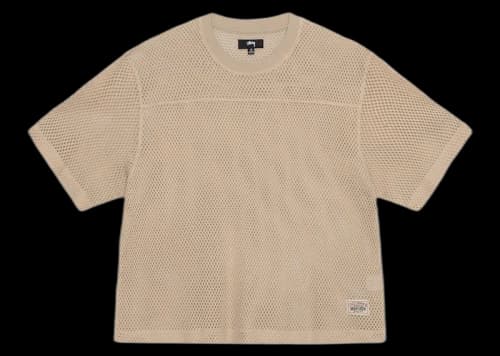 Stussy Mesh Jersey Crew Natural