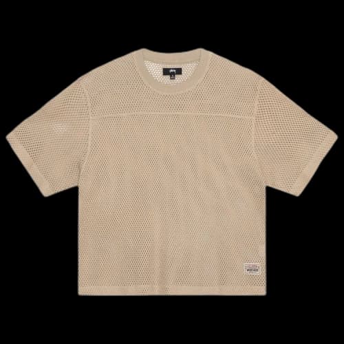 Stussy Mesh Jersey Crew 'Natural'
