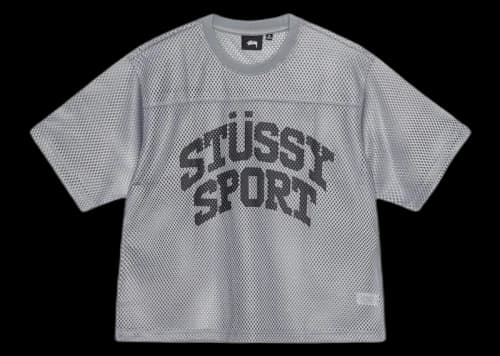 Stussy Sport Jersey Silver