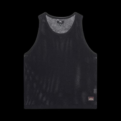 Stussy Big Mesh Tank Black