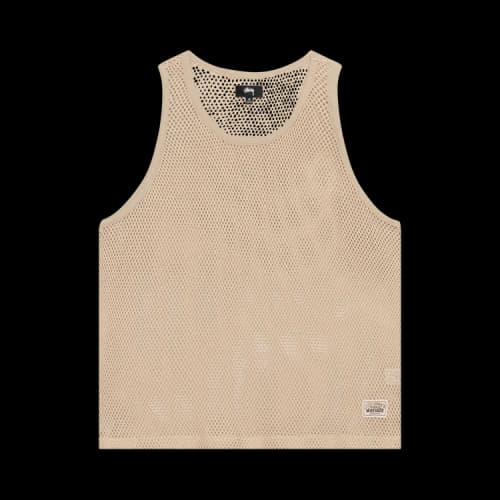 Stussy Big Mesh Tank 'Natural'