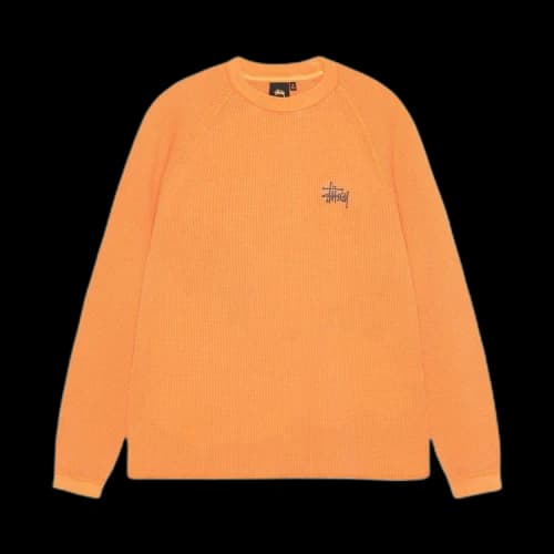 Stussy Raglan Thermal L/S Crew Orange