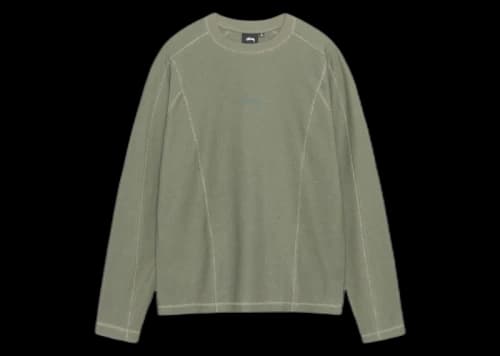 Stussy Wave Jersey Crew Olive