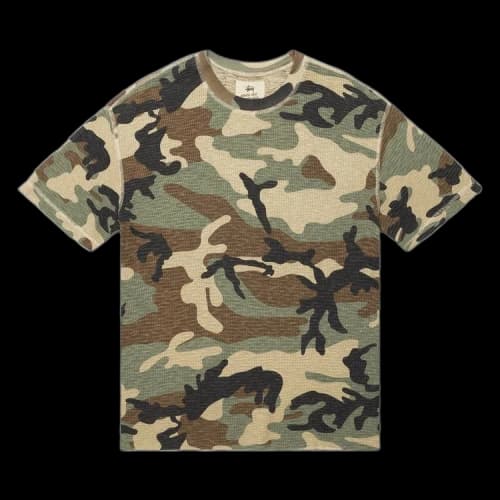 Stussy Pigment Dyed Short-Sleeve Thermal 'Camo'