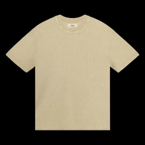 Stussy Pigment Dyed Short-Sleeve Thermal 'Tan'