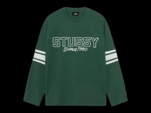 Stussy Football Crew Green