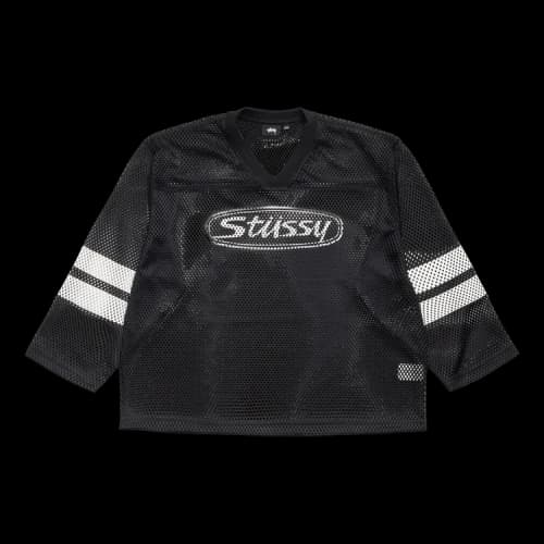 Stussy Trucker Cap Team Jersey Black