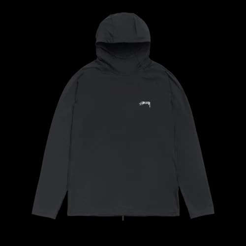 Stussy Hooded Rash Guard 'Black'