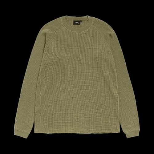 Stussy Mantra Raglan Thermal 'Olive'