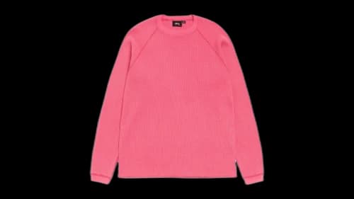 Stussy Mantra Raglan Thermal Pink