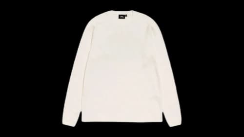 Stussy Mantra Raglan Thermal White