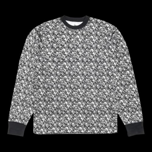 Stussy Pigment Dyed Long-Sleeve Thermal 'Bones'