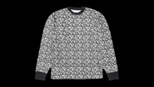 Stussy Pigment Dyed L/S Thermal Bones