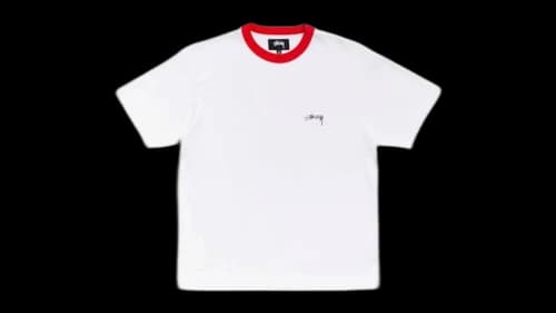 Stussy Ringer Tee White