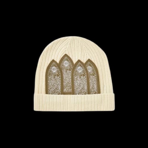 Who Decides War Window Skully Beanie 'Cream'