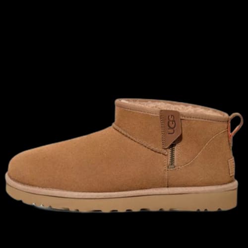 UGG Classic Ultra Mini Zip Boot 'Chestnut Orange Soda'